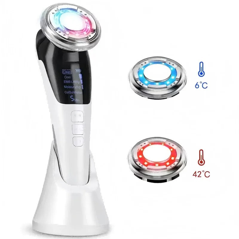 4-in-1 Microcurrent Facial Device with Red & Blue Light