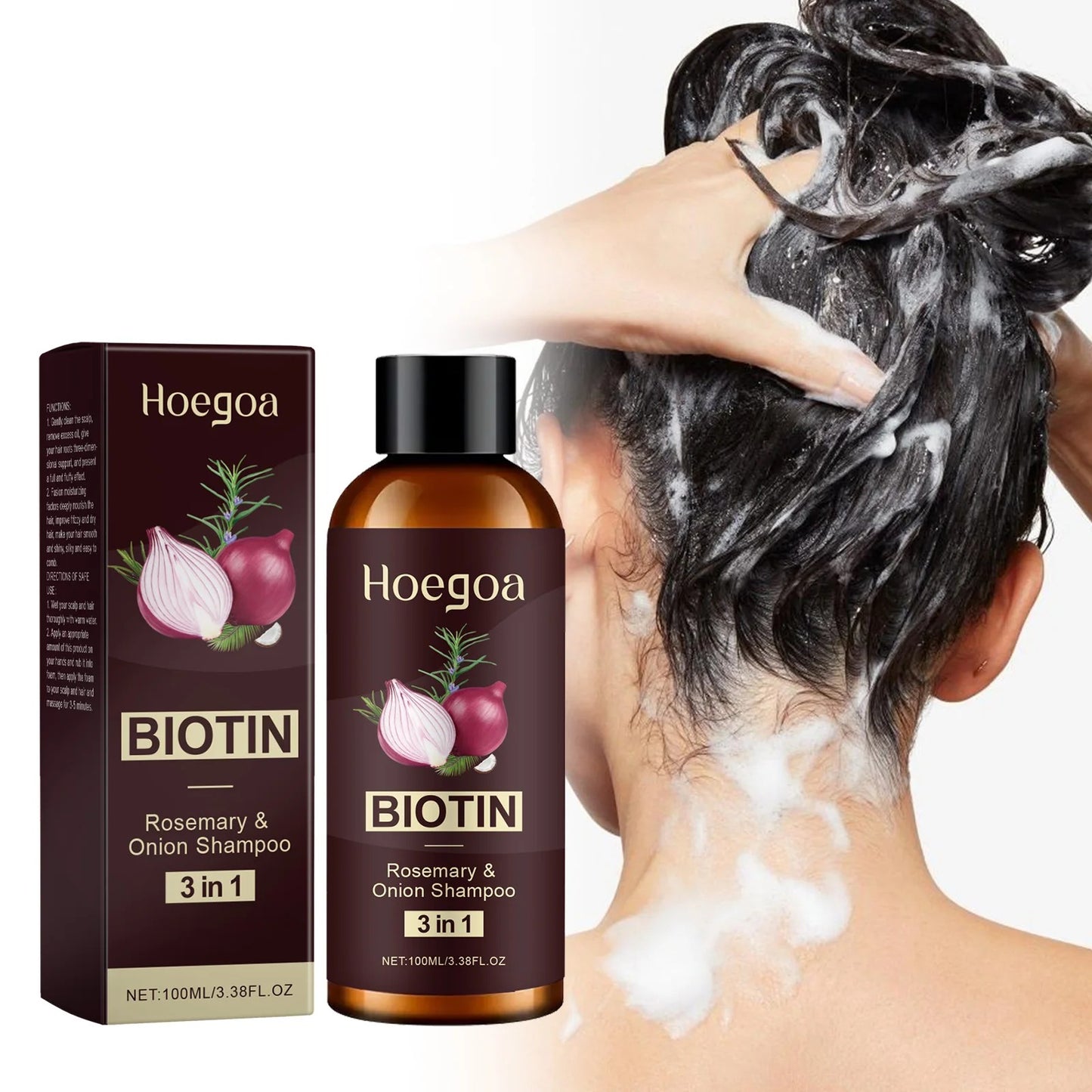 3-in-1 Red Onion & Black Seed Oil Shampoo