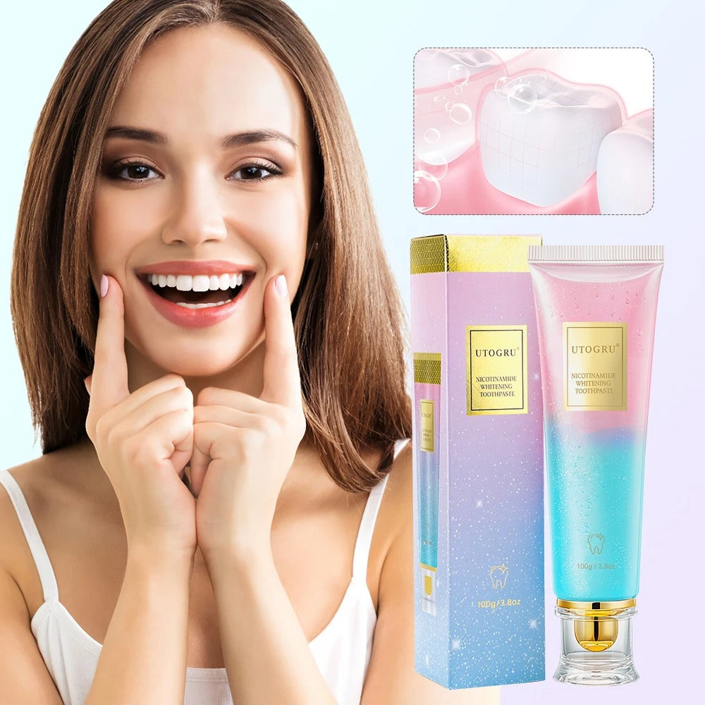Niacinamide Whitening Toothpaste for Stain Removal and Fresh Breath