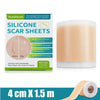 Silicone Scar Sheets Roll – Reusable Self-Adhesive Scar Cover Tape 4cm x 150cm