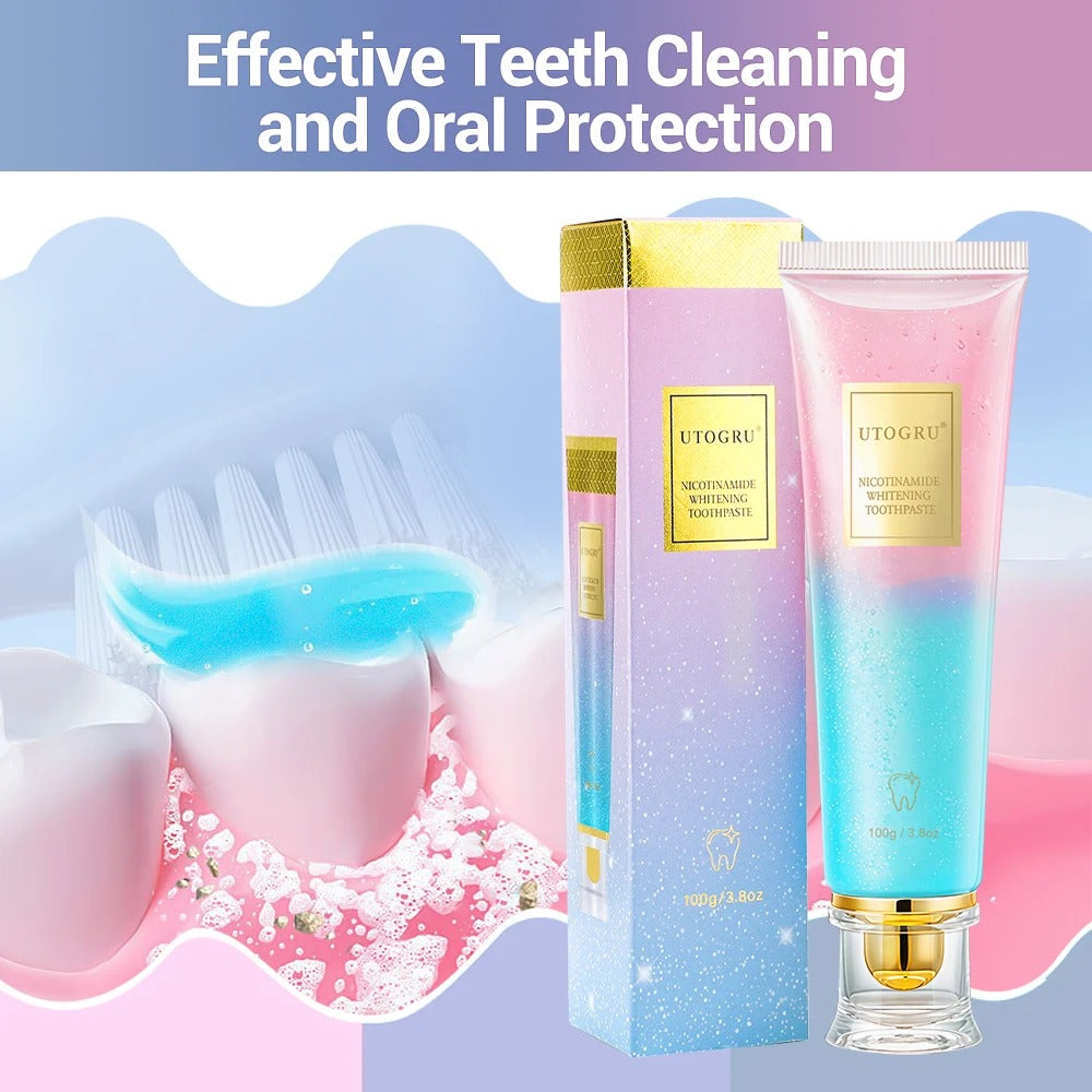Niacinamide Whitening Toothpaste for Stain Removal and Fresh Breath