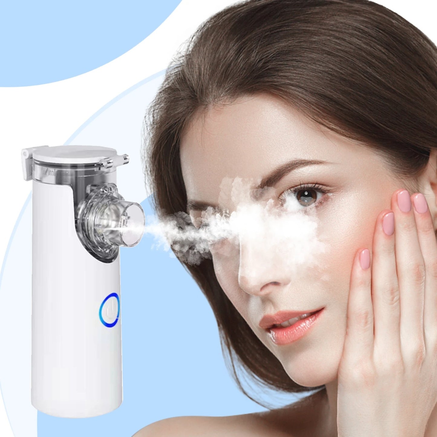 2 in 1 Nano Facial Steamer Humidifier with Water Tank