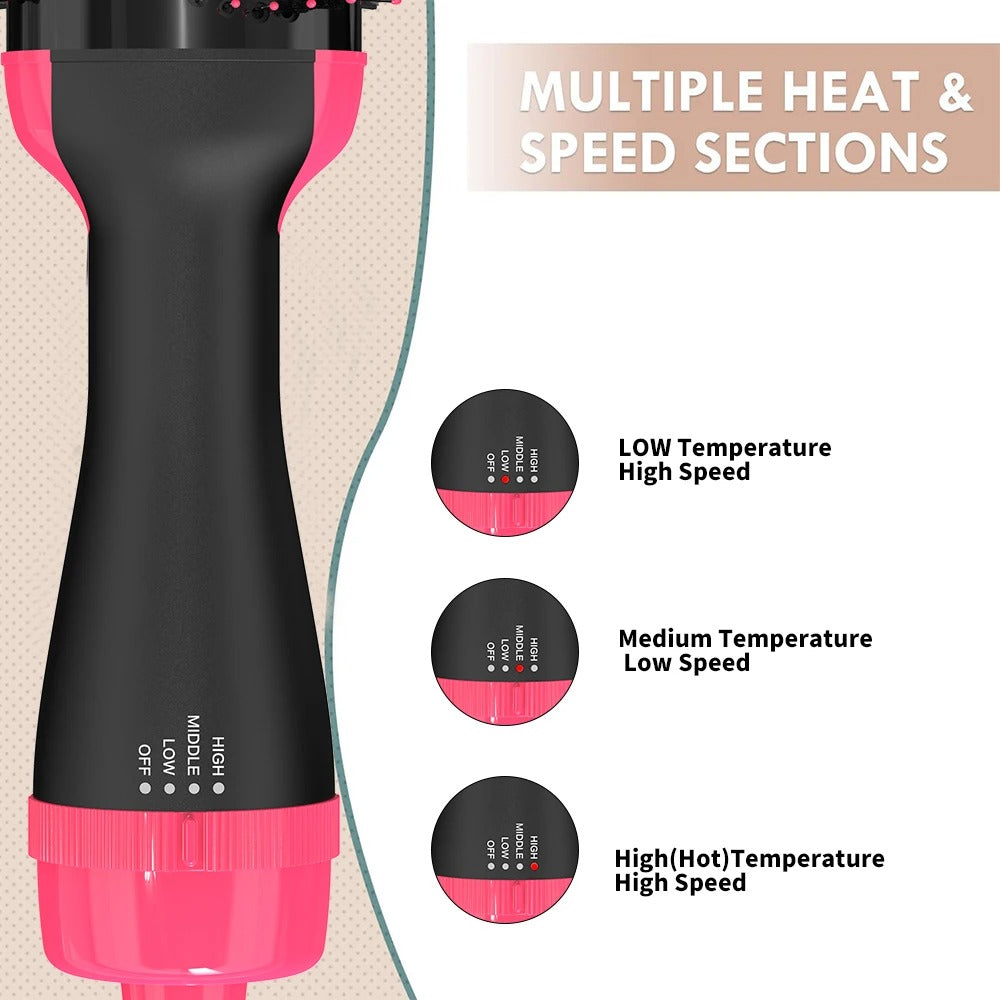 3-in-1 Hot Air Brush Hair Dryer and Volumizer