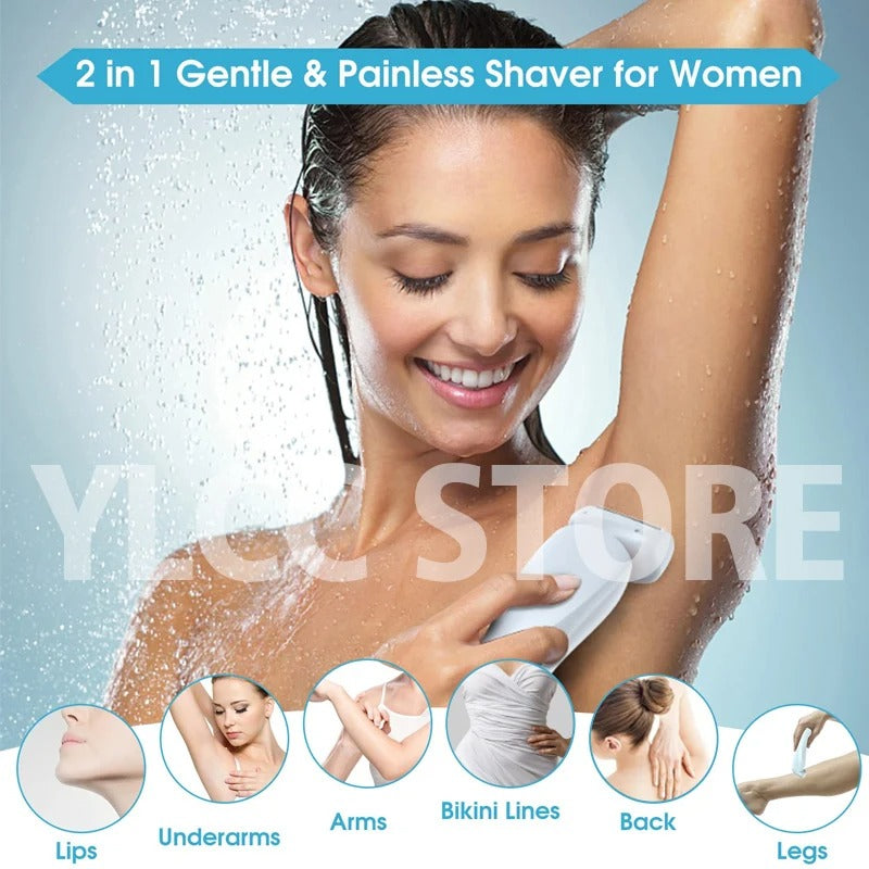 2-in-1 Electric Razor for Women