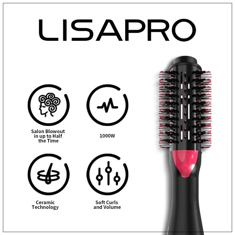 3-in-1 Hot Air Brush Hair Dryer and Volumizer