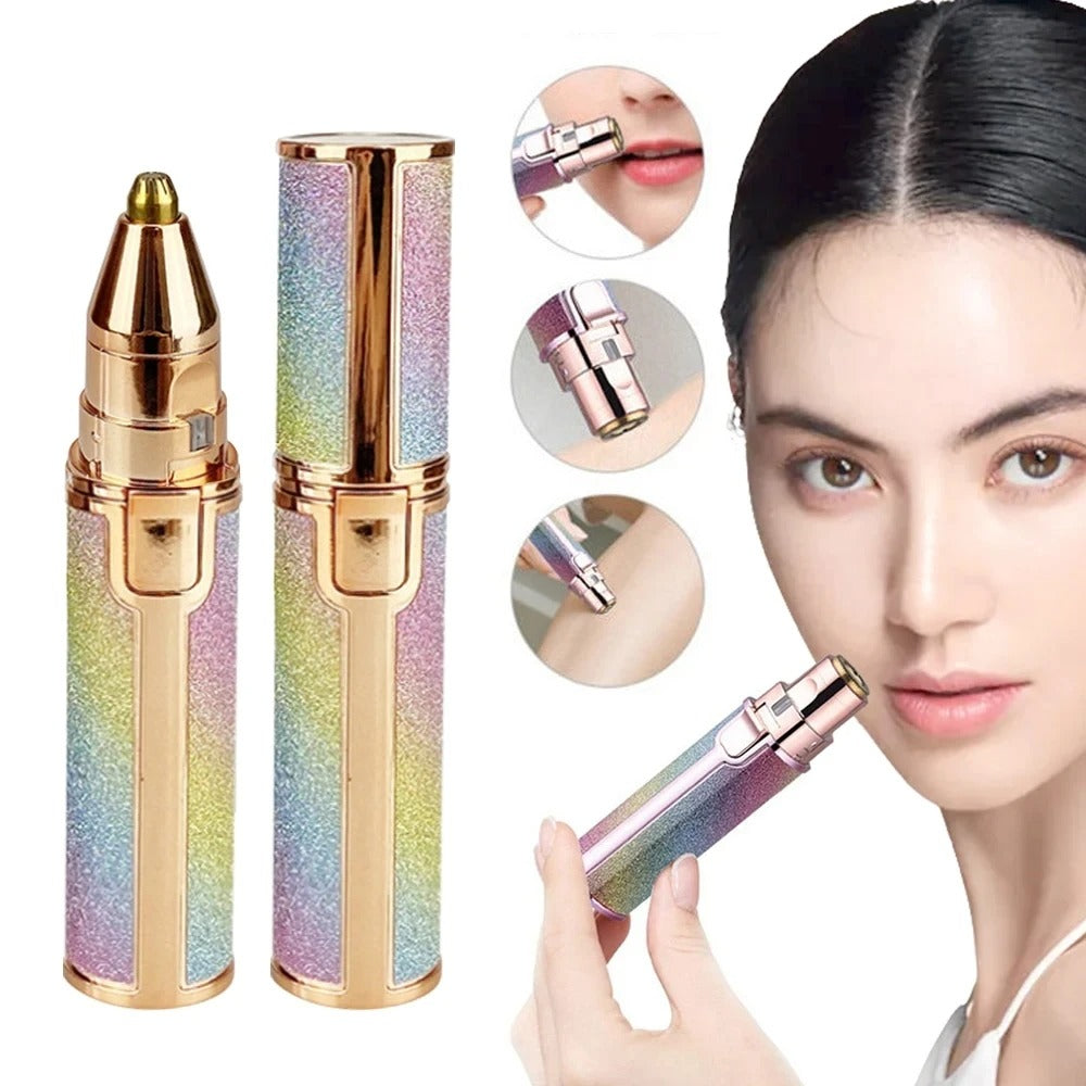 2-in-1 Portable Electric Epilator & Eyebrow Trimmer