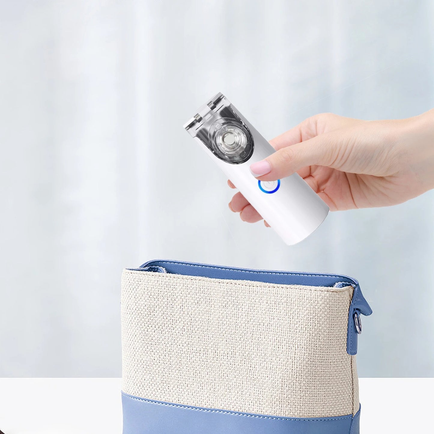 2 in 1 Nano Facial Steamer Humidifier with Water Tank