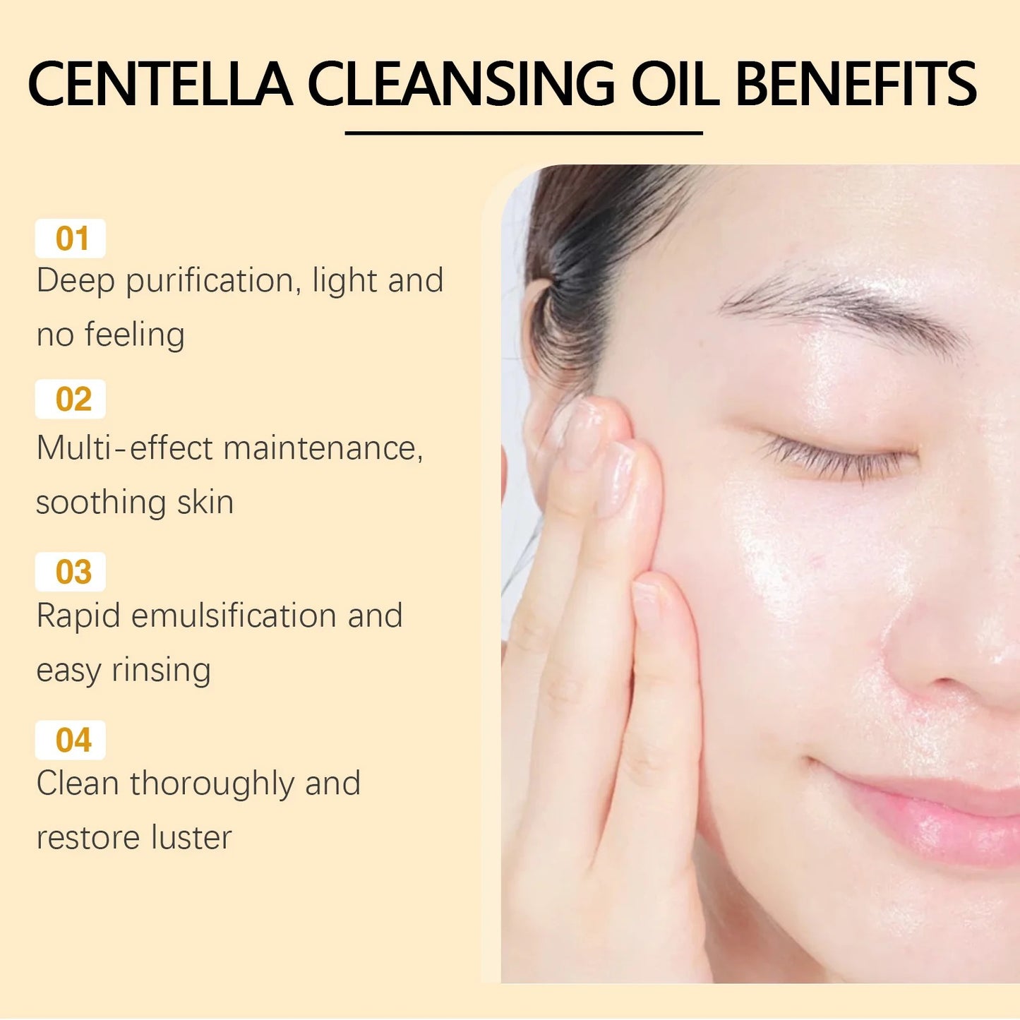 Cleansing Oil Makeup Remover with Vitamin E (100ml)