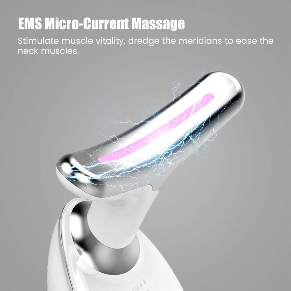 Ems Face Neck Lifting Massager LED Skin Tightening Device