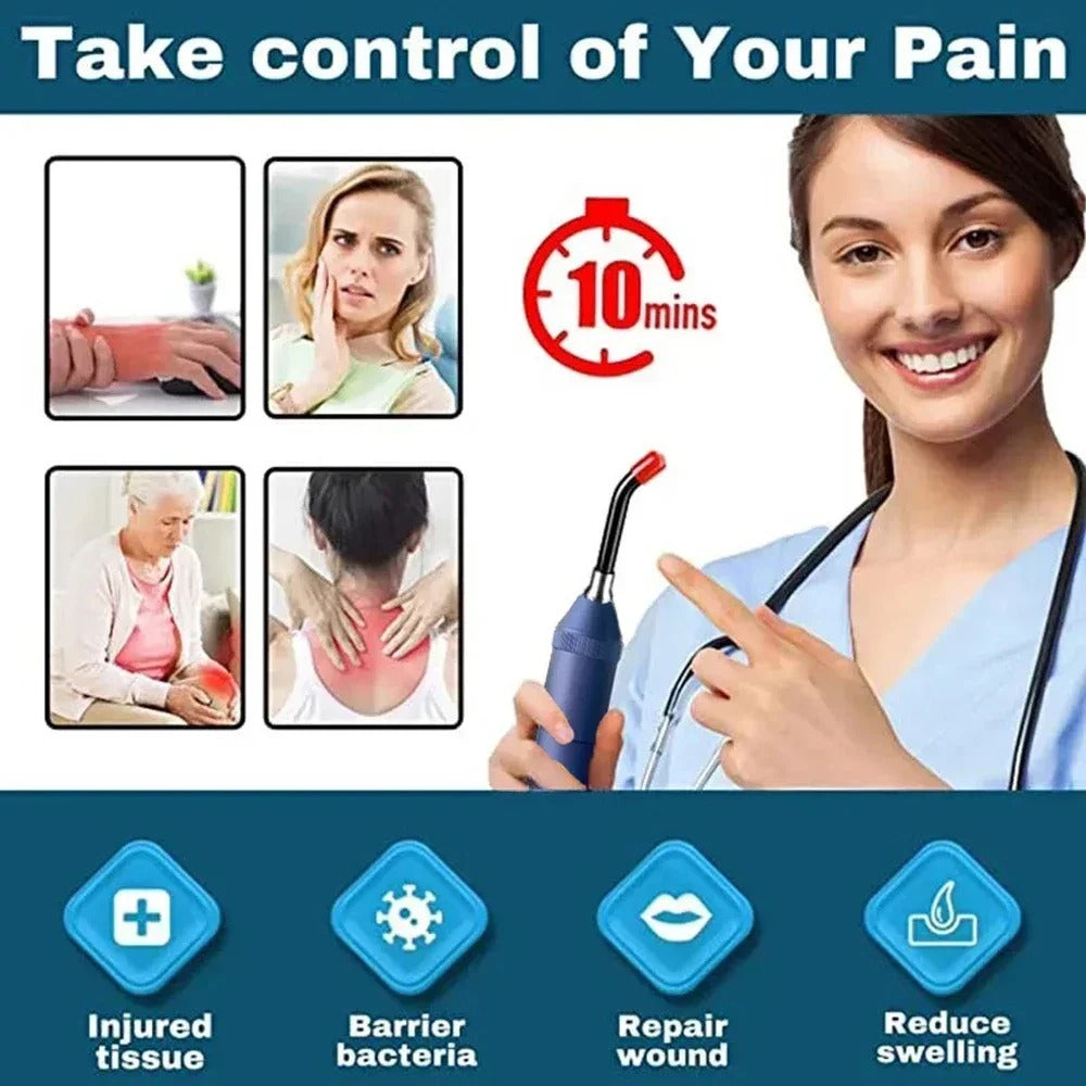Red Light Infrared Therapy Wand Cold Sore Pain Relief