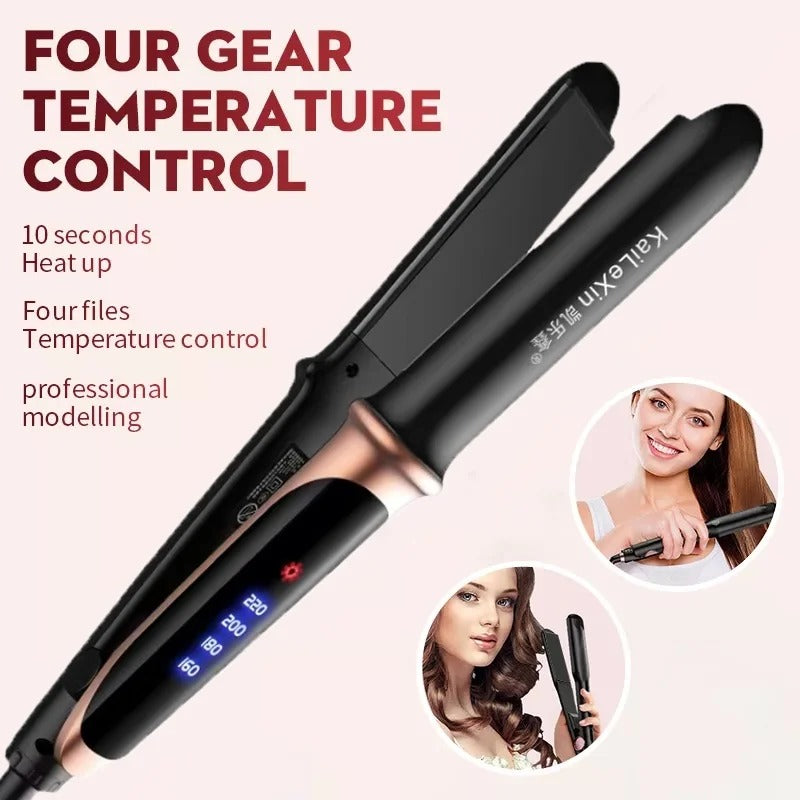 2-in-1 Professional Hair Straightener & Flat Iron