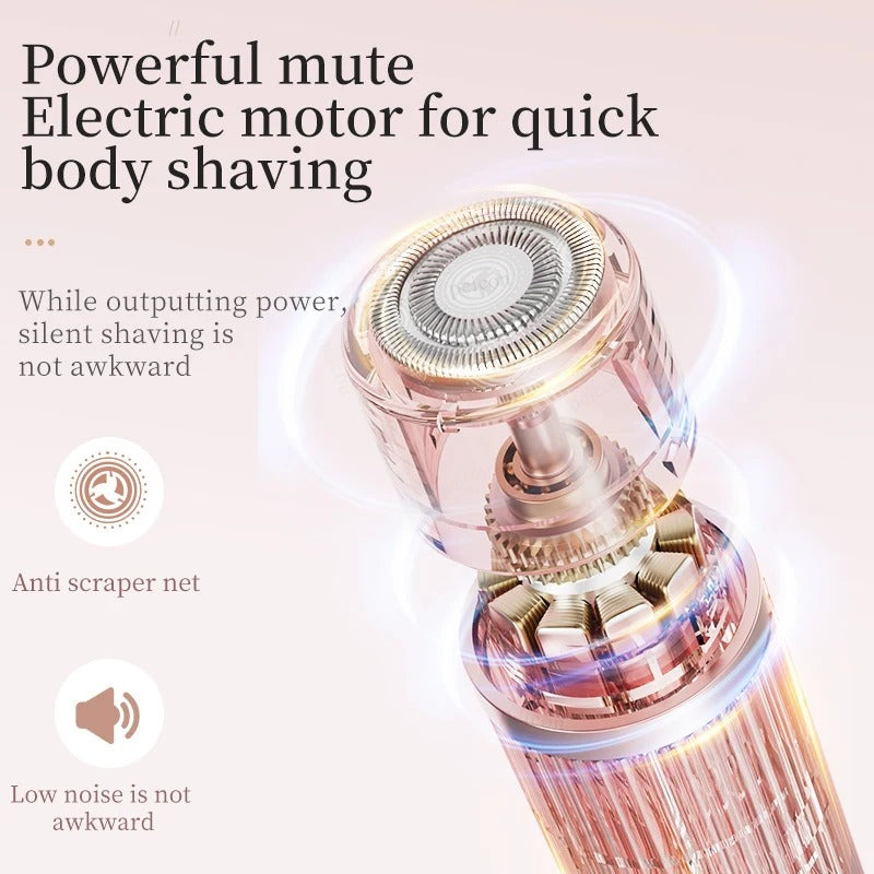 2 in 1 Electric Shaver for Women Body Hair Removal
