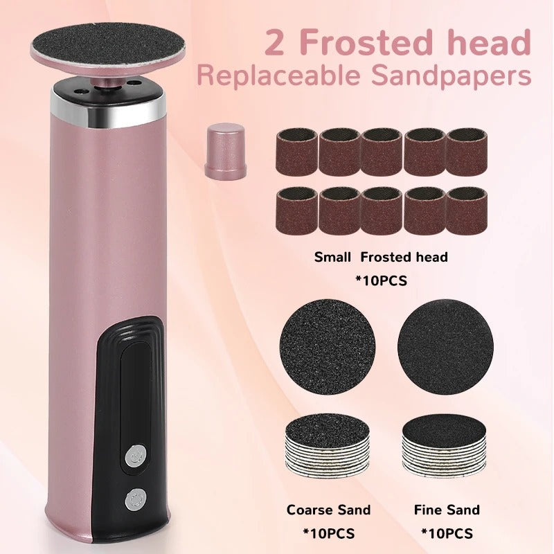 2-in-1 Electric Foot and Hand Care Pedicure Tool