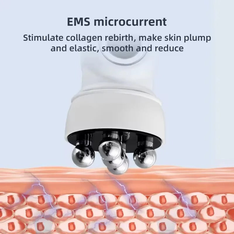 3-in-1 EMS RF Facial Roller Massager for Lifting