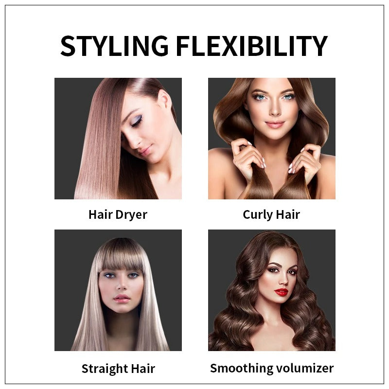 3-in-1 Hot Air Brush Hair Dryer and Volumizer