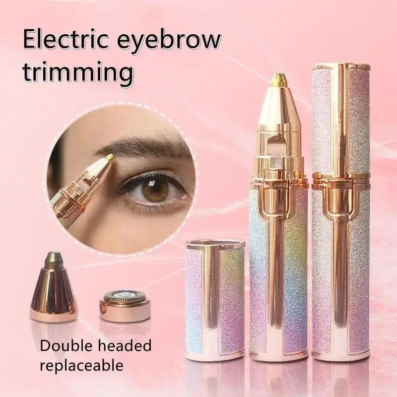2-in-1 Portable Electric Epilator & Eyebrow Trimmer