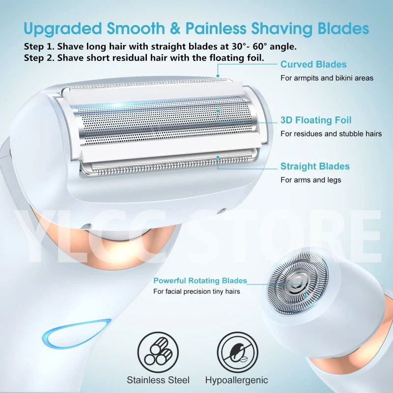 2-in-1 Electric Razor for Women