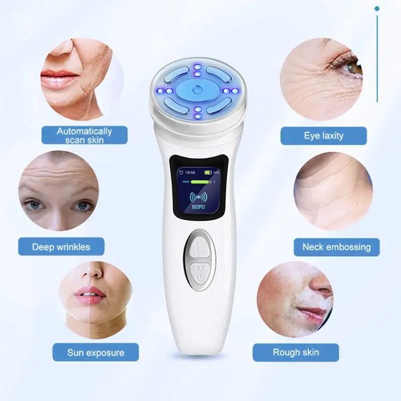 Wireless Hifu 4.0 Ultrasonic Facial Machine Skin Lifting Device