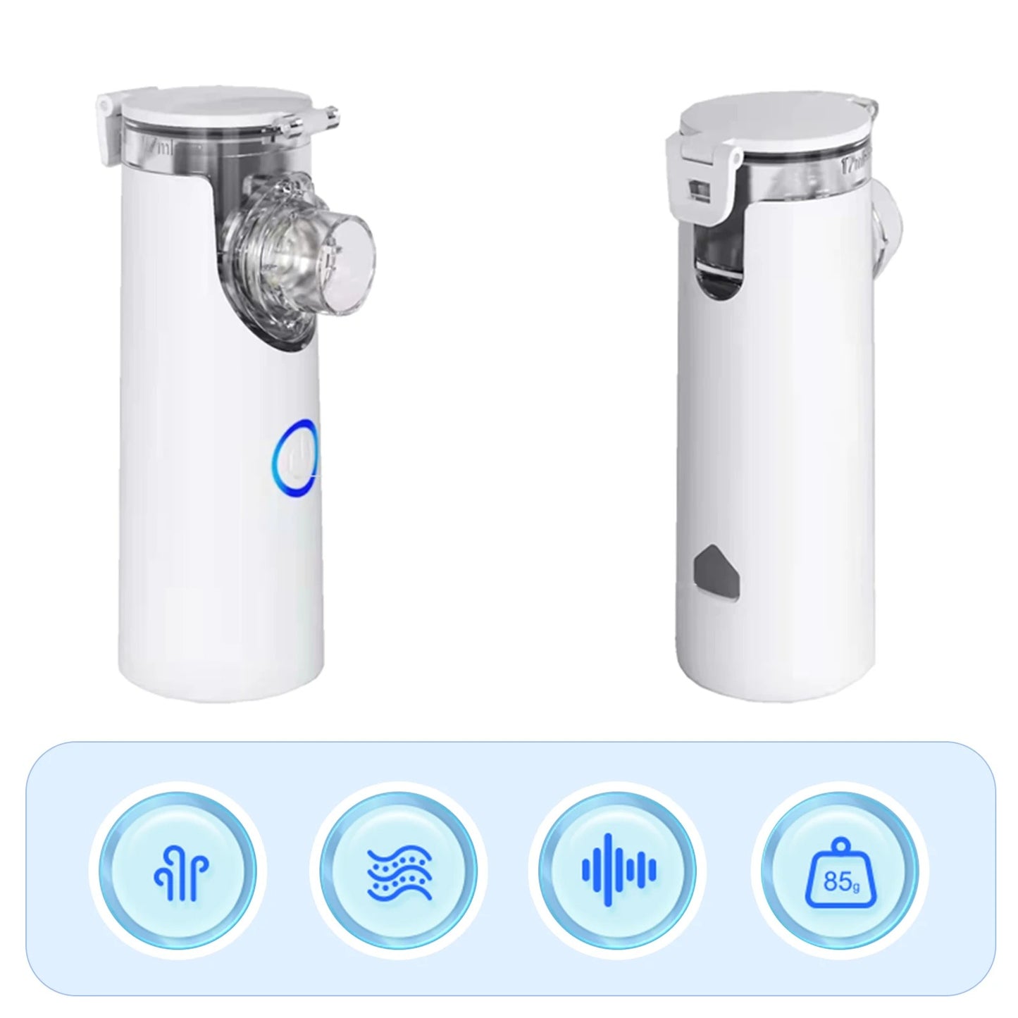 2 in 1 Nano Facial Steamer Humidifier with Water Tank