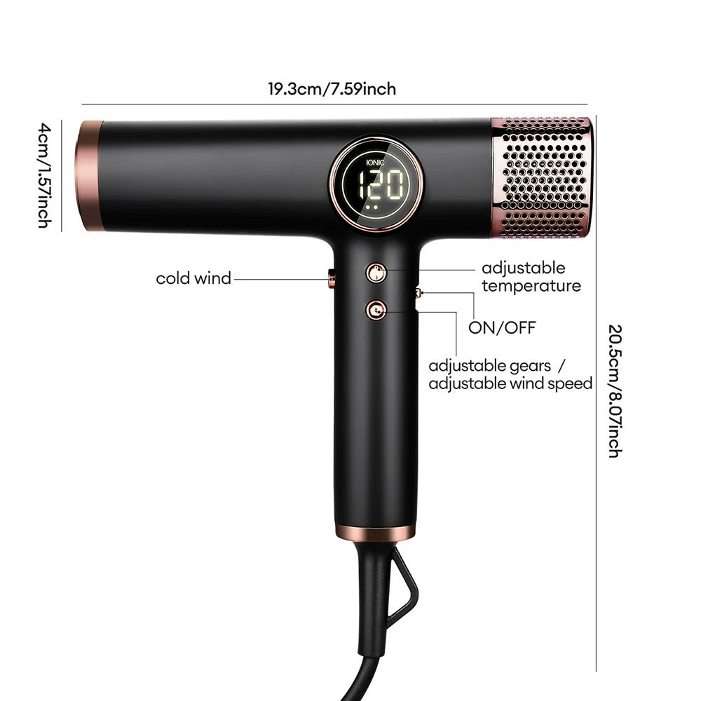 110000RPM Professional Hair Dryer 5-in-1 Ionic Styler