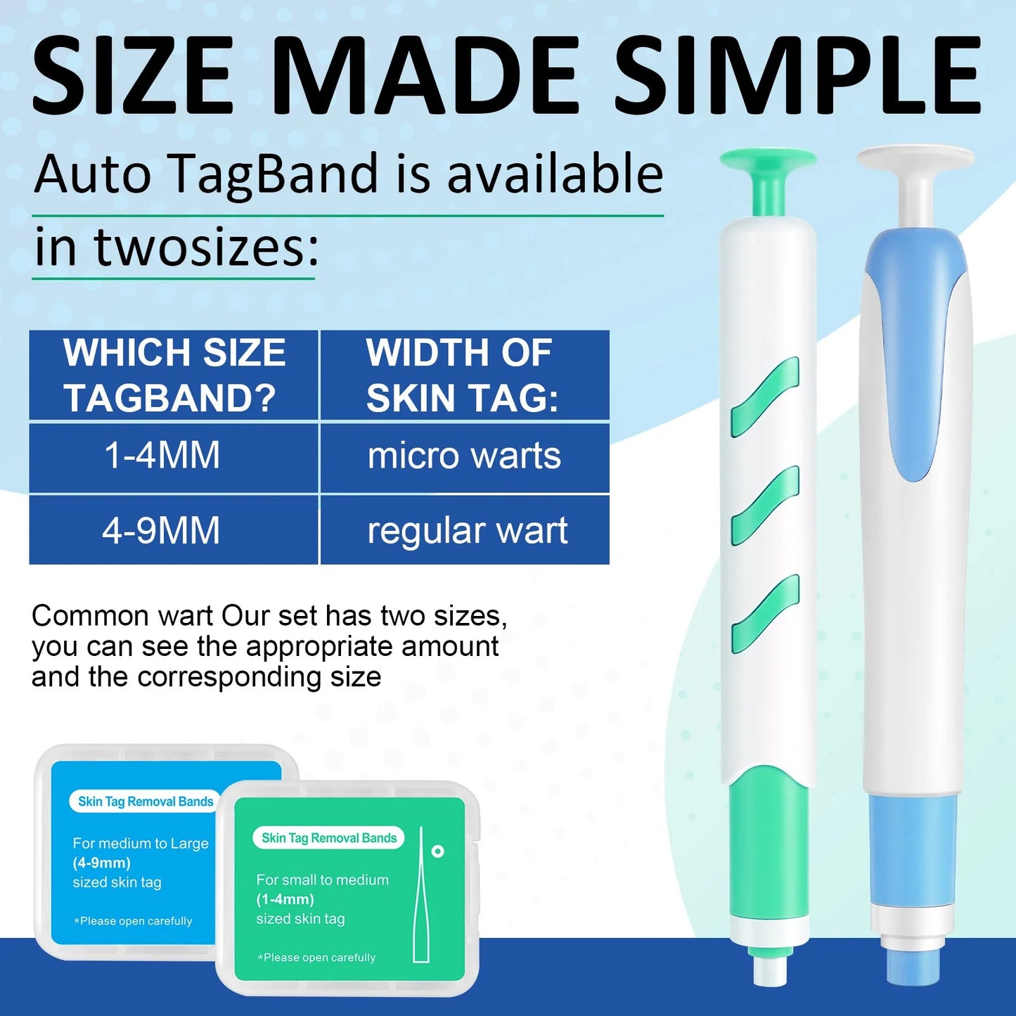 2-in-1 Skin Tag & Mole Removal Pen Kit with Cleansing Swabs