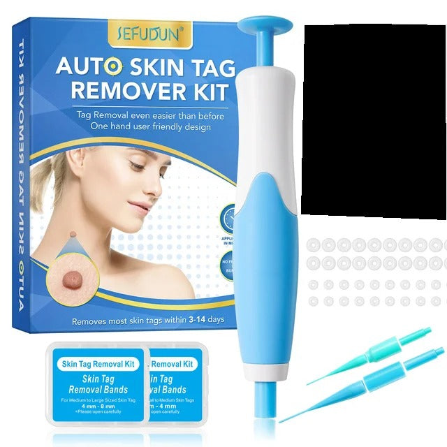 2-in-1 Auto Skin Tag Remover Kit for Moles, Warts & Stains