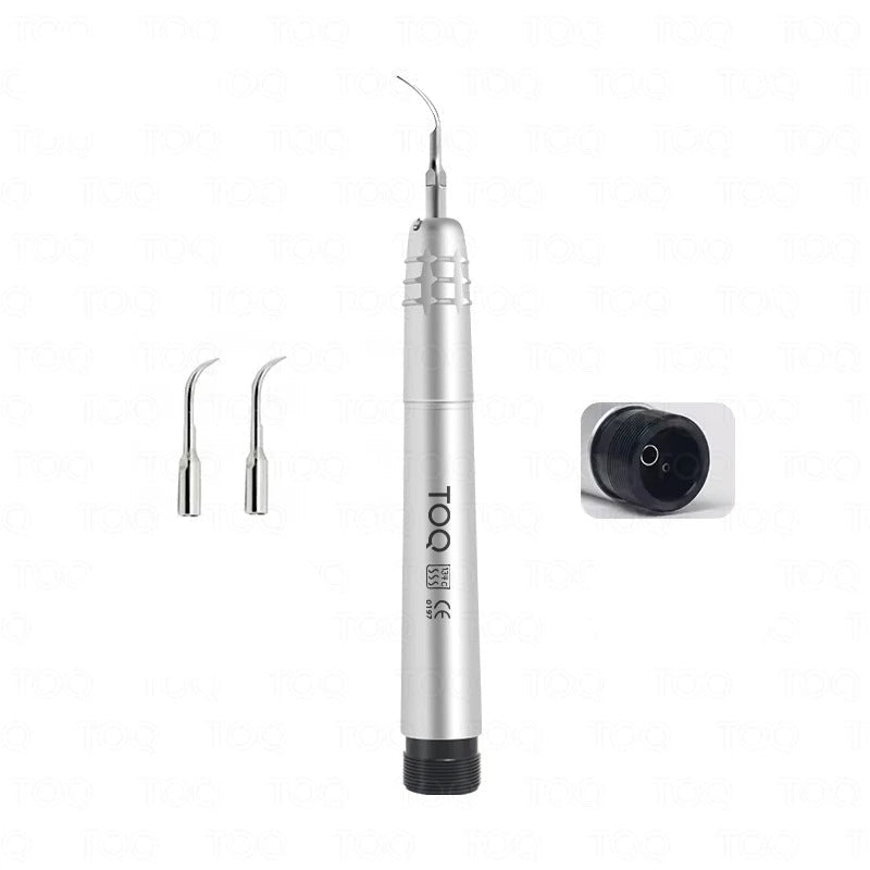 Ultrasonic Dental Air Scaler with 3 Tips – Tooth Calculus Remover & Whitening Cleaning Tool for Dentist or Lab Use