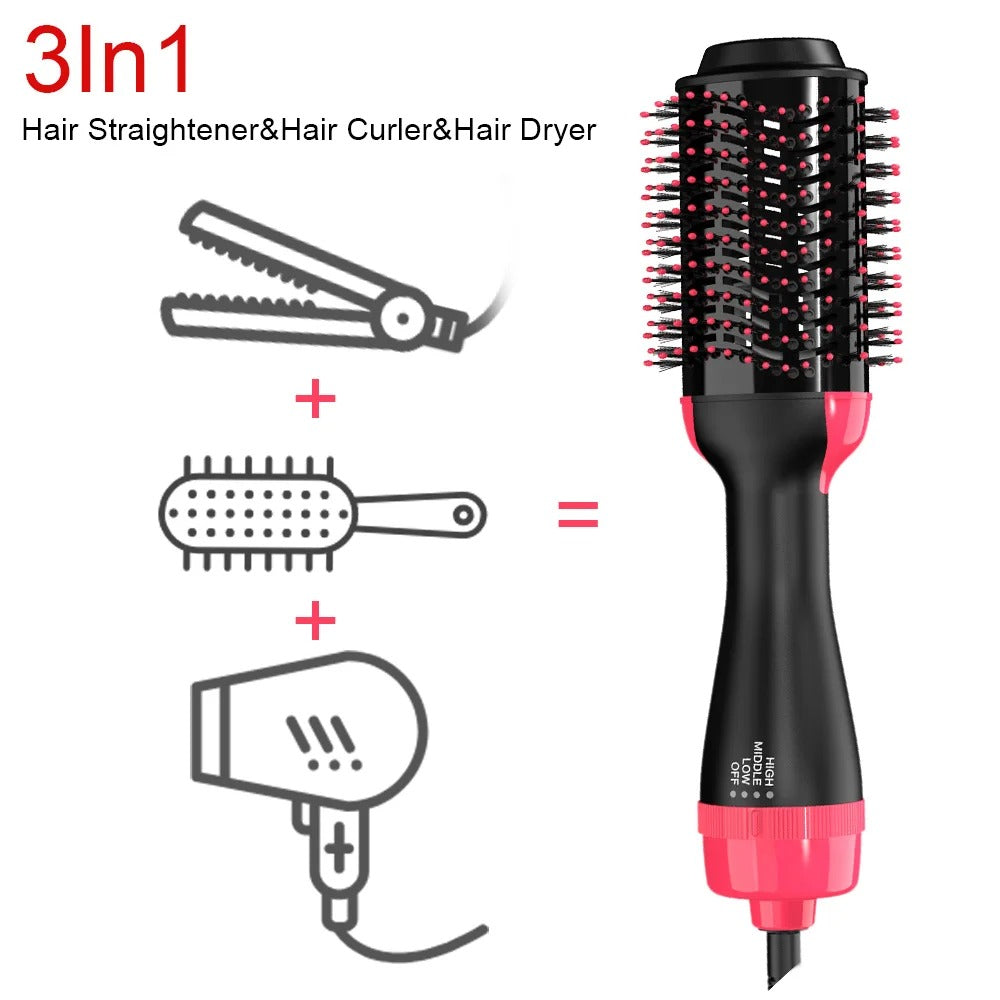 3-in-1 Hot Air Brush Hair Dryer and Volumizer