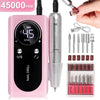 Professional 45000RPM Electric Nail Drill – Rechargeable Manicure Tool