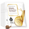 10pcs Snail Moisturizing Face Mask – Hydrating & Oil Control Skincare - RESTORALUX