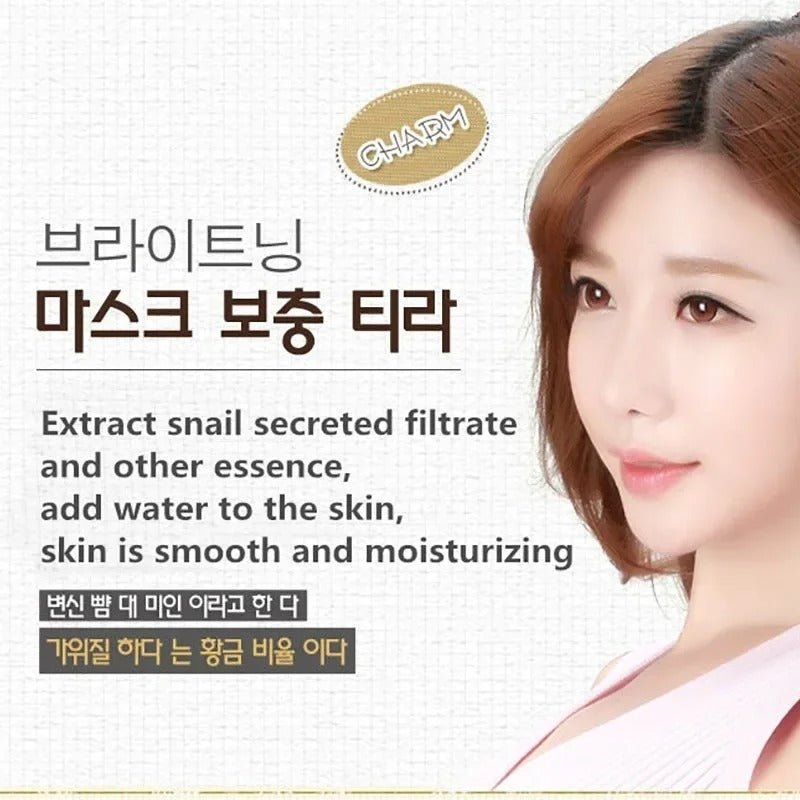 10pcs Snail Moisturizing Face Mask – Hydrating & Oil Control Skincare - RESTORALUX