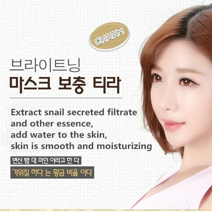 10pcs Snail Moisturizing Face Mask – Hydrating & Oil Control Skincare - RESTORALUX