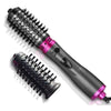 3 - in - 1 Negative Ionic Hot Air Brush Hair Dryer - RESTORALUX