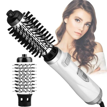 3 - in - 1 Negative Ionic Hot Air Brush Hair Dryer - RESTORALUX