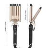 3 in 1 Triple Barrel Hair Waver Curling Iron - RESTORALUX