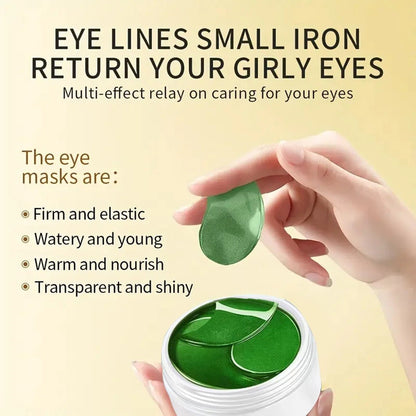 60pcs Seaweed & Hyaluronic Acid Eye Masks – Dark Circle & Puffiness Care - RESTORALUX