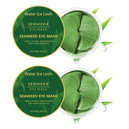 60pcs Seaweed & Hyaluronic Acid Eye Masks – Dark Circle & Puffiness Care - RESTORALUX