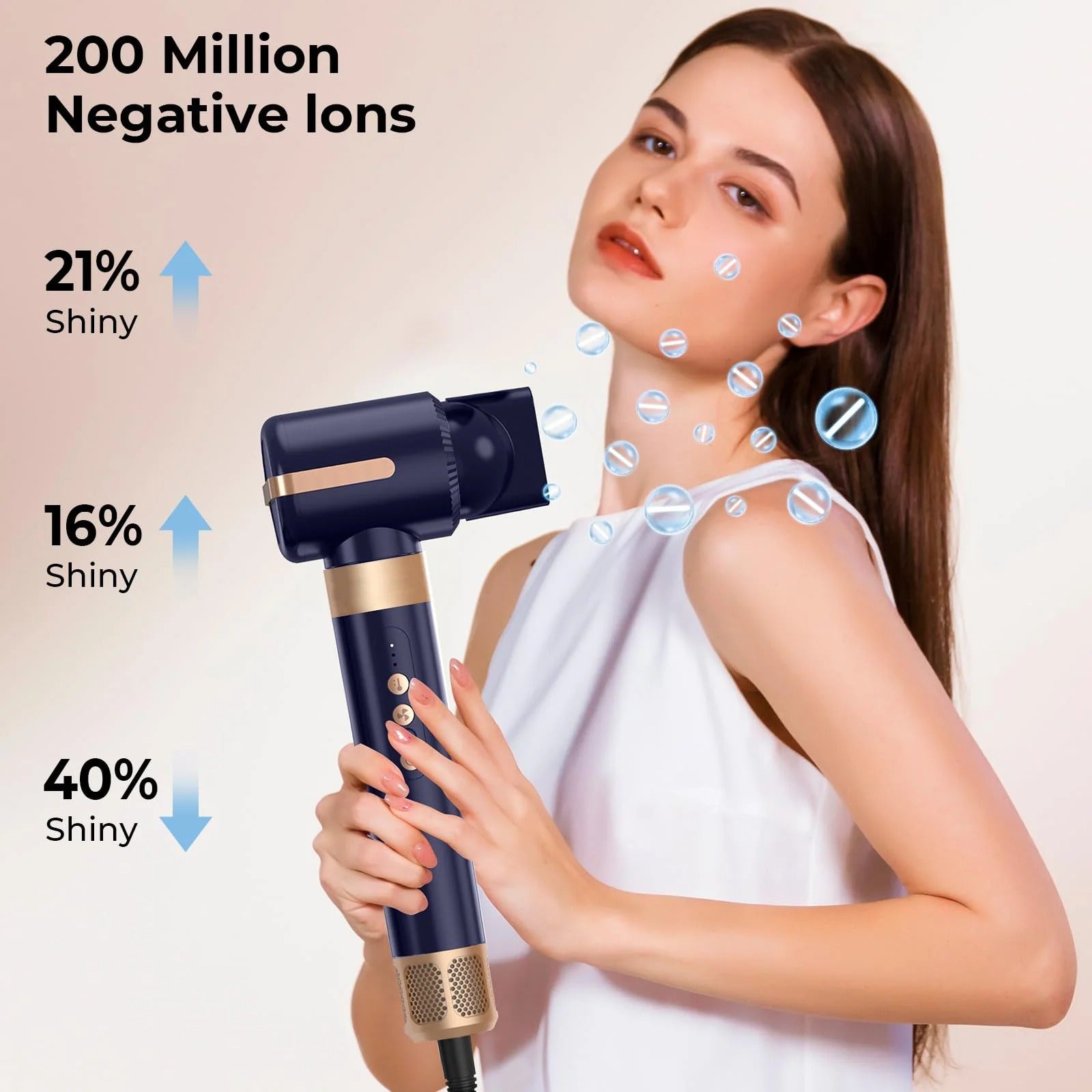 7 - in - 1 Brushless High Speed Hair Dryer with Diffuser - RESTORALUX
