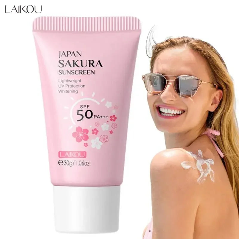 Korean SPF50 Facial Sunscreen Cream – Moisturising Isolation Lotion Sun Blocker for Face
