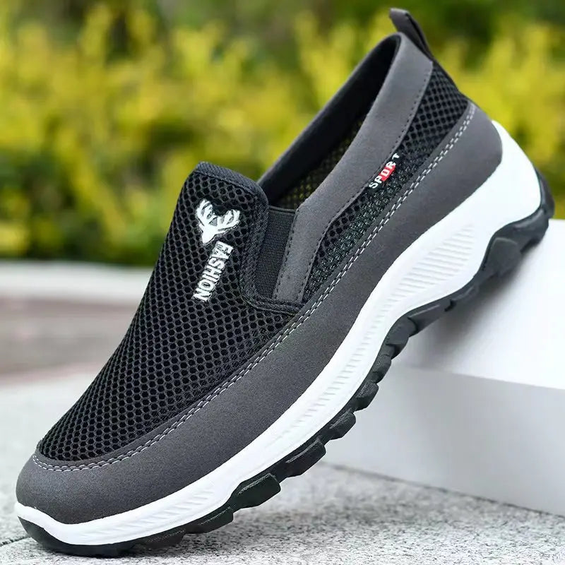 TrailEase Men's Orthopedic Slip-On Trainers