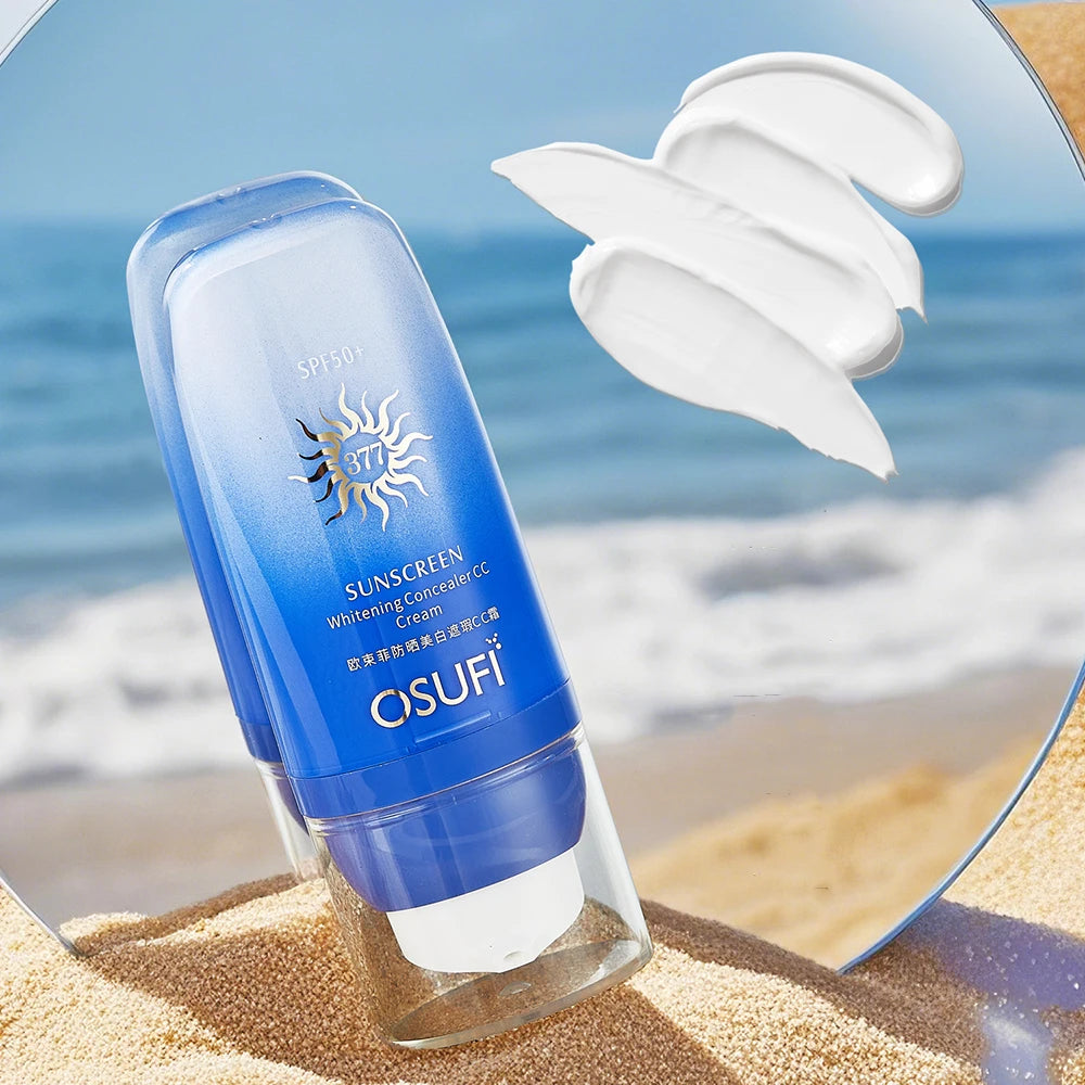 SPF50+ Brightening Sunscreen Lotion – Oil Control Moisturising UV Face Concealer & Body Sun Cream