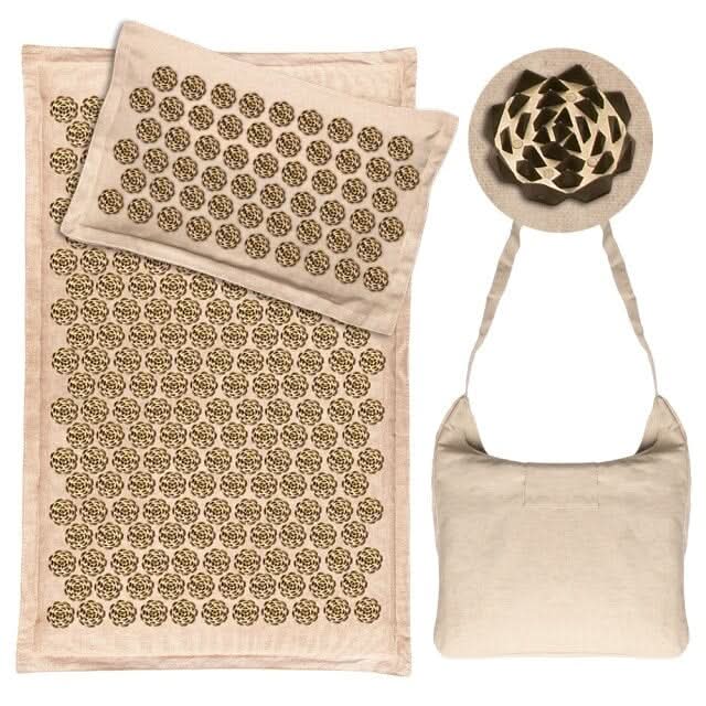 Acupressia PressureEase Acupressure Mat – Natural Pain Relief and Relaxation Set - RESTORALUX