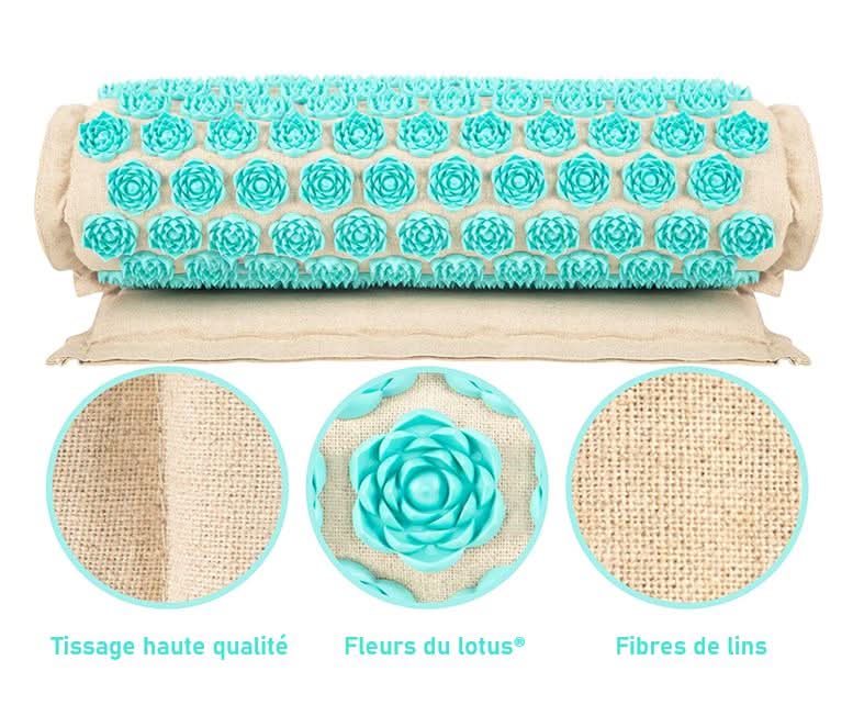 Acupressia PressureEase Acupressure Mat – Natural Pain Relief and Relaxation Set - RESTORALUX