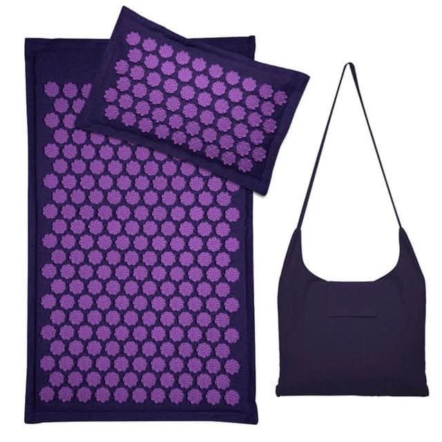 Acupressia PressureEase Acupressure Mat – Natural Pain Relief and Relaxation Set - RESTORALUX