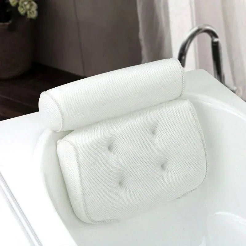 AquaRelax Serenilux Ergonomic Bath Cushion for Neck and Head Support - RESTORALUX