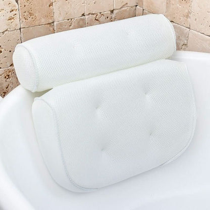 AquaRelax Serenilux Ergonomic Bath Cushion for Neck and Head Support - RESTORALUX