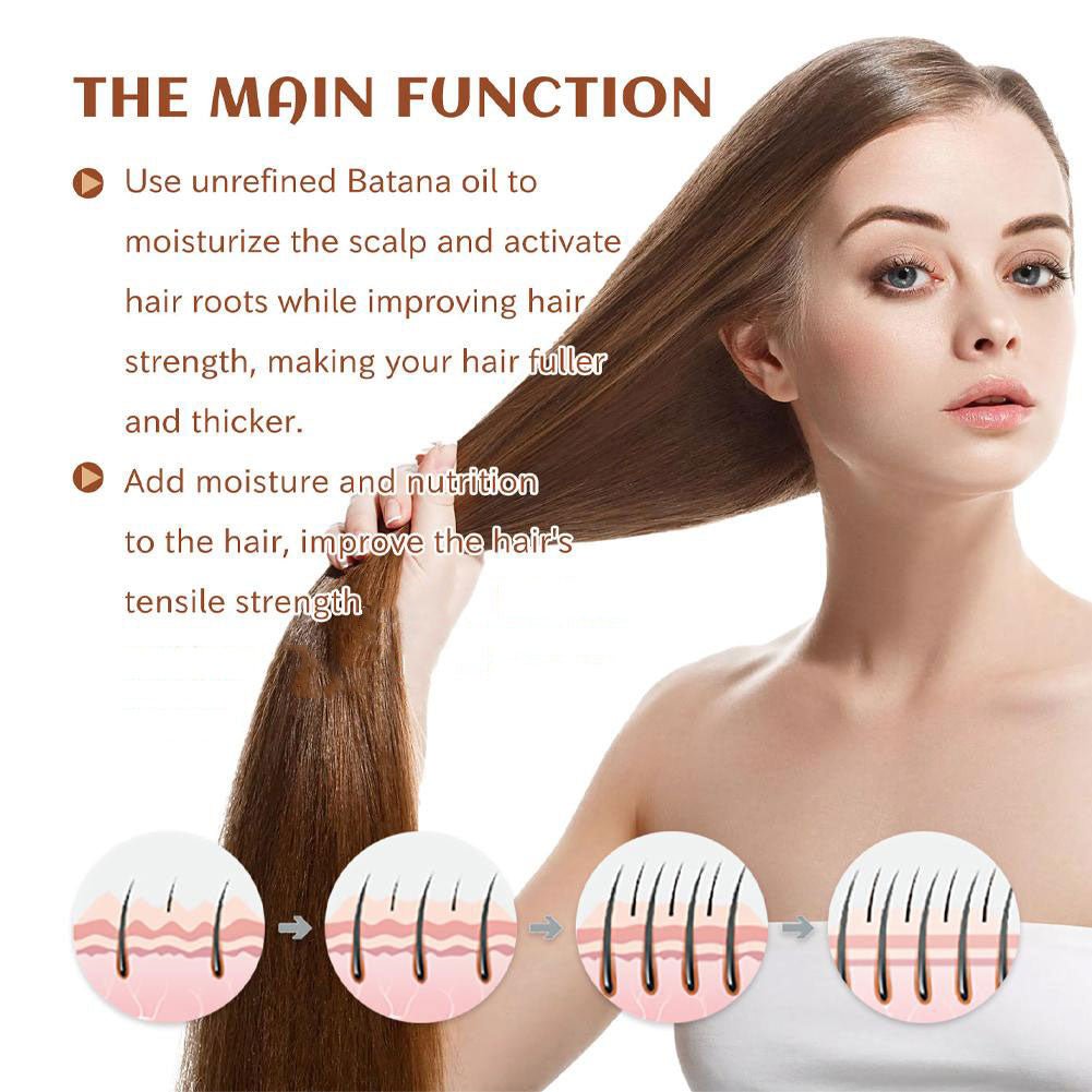BatanaLux 100% Pure Batana Oil – Natural Hair and Skin Nourishing Oil - RESTORALUX