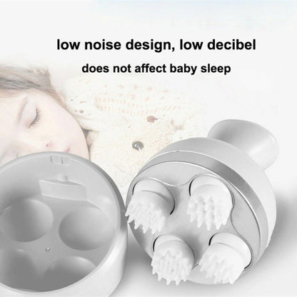 Cordless Electric Scalp Massager with 4 Kneading Massage Nodes - RESTORALUX