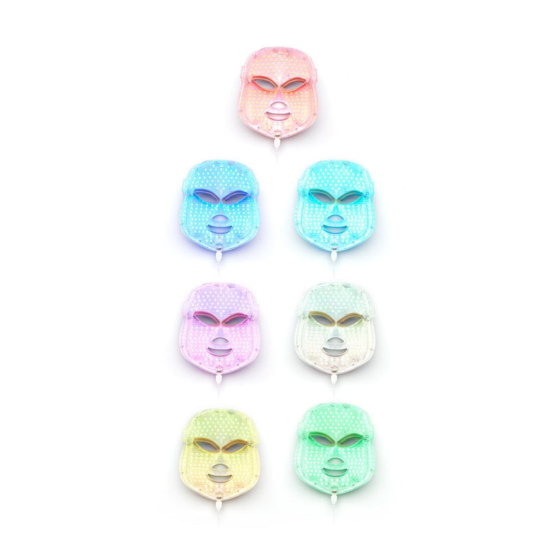 DermaLume LED Light Therapy Mask – 7 - Color Skin Rejuvenation Device - RESTORALUX