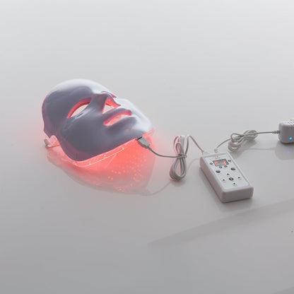 DermaLume LED Light Therapy Mask – 7 - Color Skin Rejuvenation Device - RESTORALUX